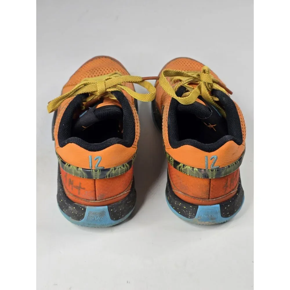 Nike Ja 1 Morant Kids GS‎ 5Y Bright Mandarin Optic Yellow Black Blue FB8977 800